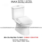 Bồn Cầu Nắp Điện Tử INAX C-504A+CW-H17VN