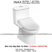 Bồn Cầu Nắp Điện Tử INAX C-514A+CW-H17VN