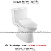 Bồn Cầu Nắp Điện Tử INAX C-514A+CW-H18VN