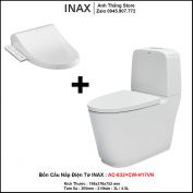 Bồn Cầu Nắp Điện Tử INAX AC-832+CW-H17VN