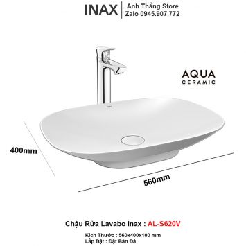 Chậu Rửa Lavabo inax AL-S620V