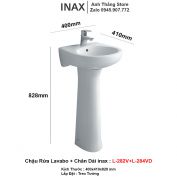 Chậu Rửa Lavabo inax L-282V+L-284VD