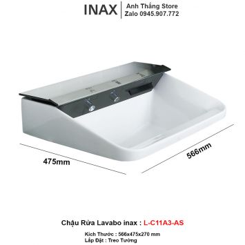 Chậu Rửa Lavabo inax L-C11A3-AS