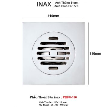 Phễu Thoát Sàn inax PBFV-110