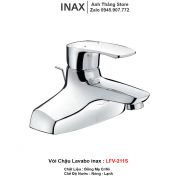 Vòi Rửa Lavabo Nóng Lạnh inax LFV-211S