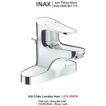 Vòi Rửa Lavabo Nóng Lạnh inax LFV-1001S