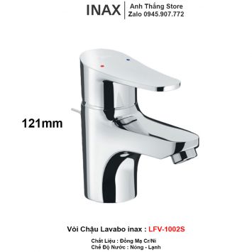 Vòi Rửa Lavabo Nóng Lạnh inax LFV-1002S