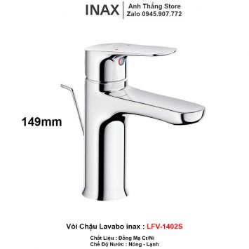 Vòi Rửa Lavabo Nóng Lạnh inax LFV-1402S