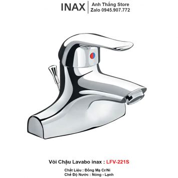 Vòi Rửa Lavabo Nóng Lạnh inax LFV-221S