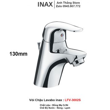 Vòi Rửa Lavabo Nóng Lạnh inax LFV-3002S