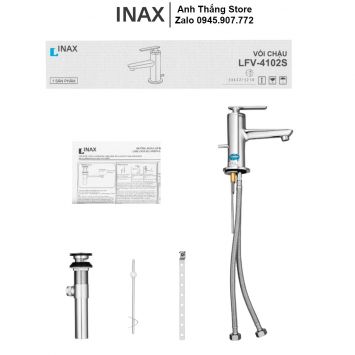 Vòi Rửa Lavabo Nóng Lạnh inax LFV-4102S