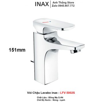 Vòi Rửa Lavabo Nóng Lạnh inax LFV-5002S