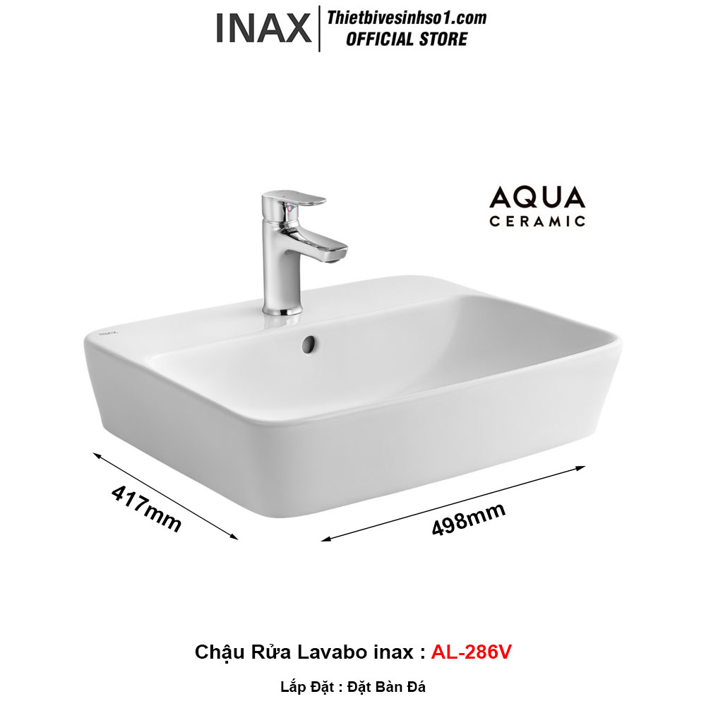 Chậu Rửa Lavabo inax AL-286V Chậu Rửa Lavabo inax AL-286V