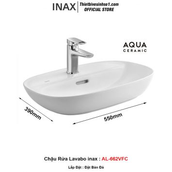 Chậu Rửa Lavabo inax AL-662VFC