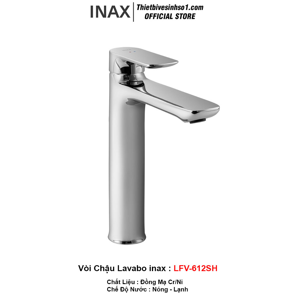 Vòi Rửa Lavabo Nóng Lạnh inax LFV-612SH
