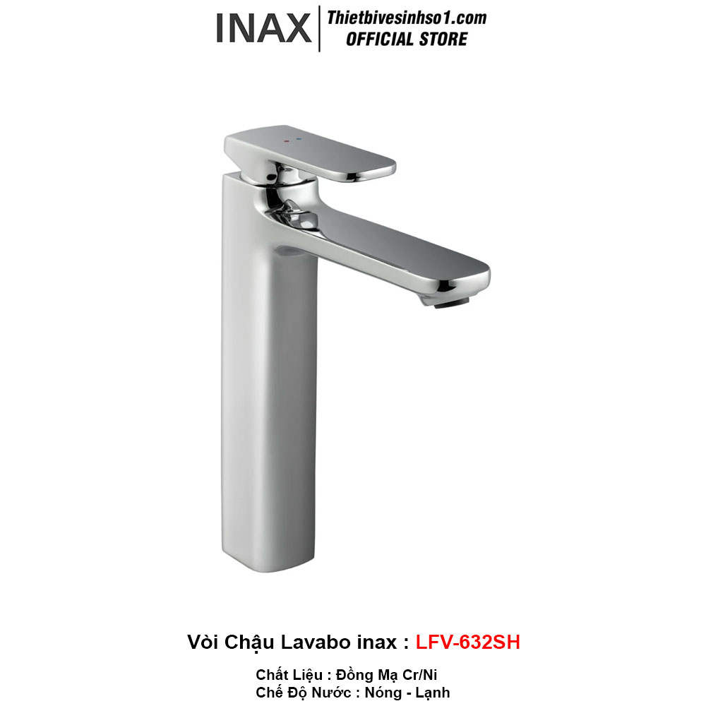 Vòi Rửa Lavabo Nóng Lạnh inax LFV-632SH
