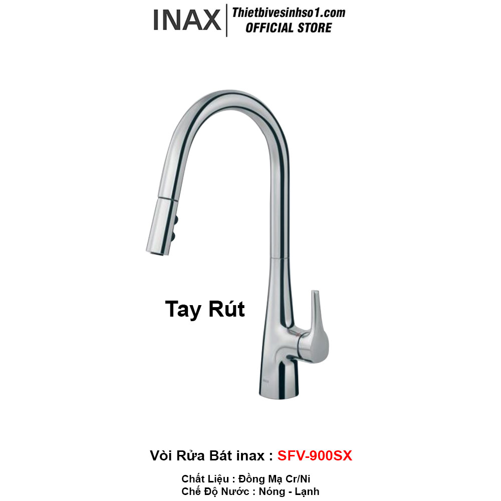 Vòi Bếp Nóng Lạnh inax SFV-900SX