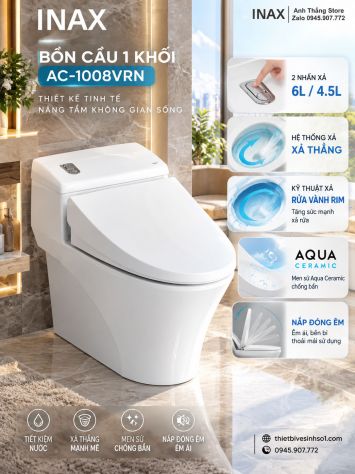Bồn Cầu inax AC-1008VRN