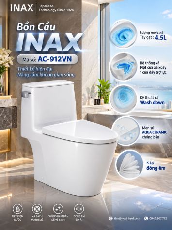 Bồn Cầu inax AC-912VN