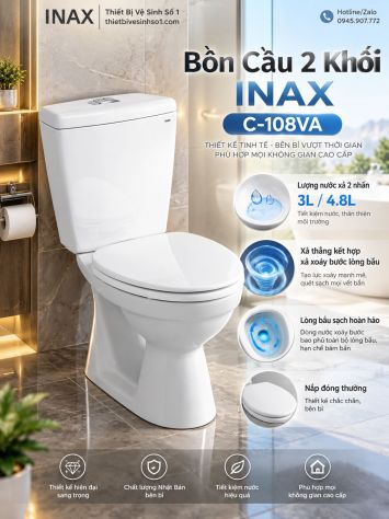 Bồn Cầu inax C-108VA