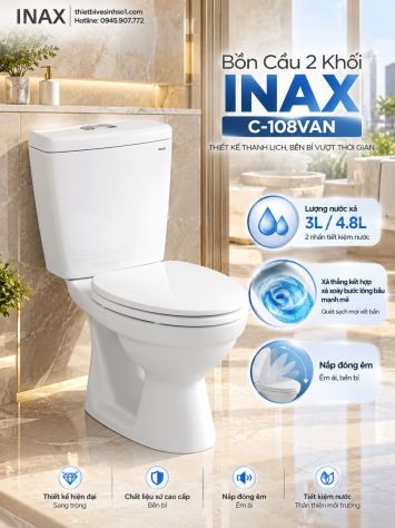 Bồn Cầu inax C-108VAN