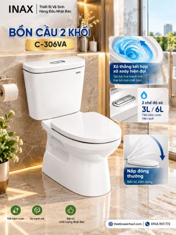 Bồn Cầu inax C-306VA