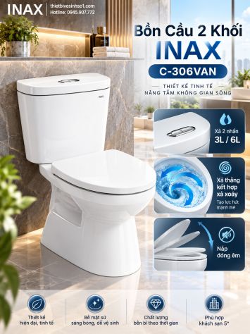 Bồn Cầu inax C-306VAN