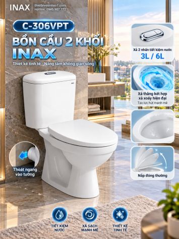 Bồn Cầu inax C-306VPT