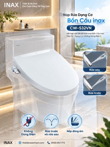 Nắp Bồn Cầu Thông Minh INAX CW-S32VN