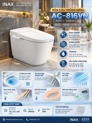 Bồn Cầu inax AC-816VN