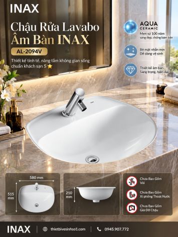 Chậu Rửa Lavabo inax AL-2094V