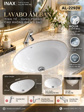 Chậu Rửa Lavabo inax AL-2293V