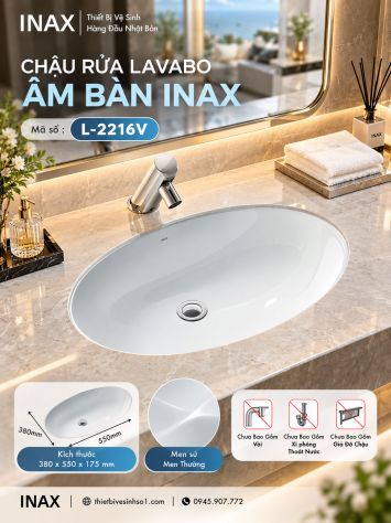 Chậu Rửa Lavabo inax L-2216V