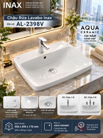 Chậu Rửa Lavabo inax AL-2398V