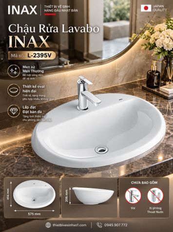 Chậu Rửa Lavabo inax L-2395V