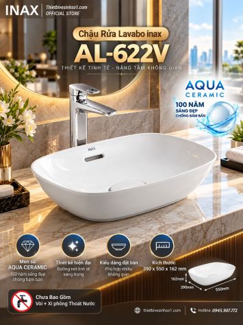 Chậu Lavabo inax AL-622V