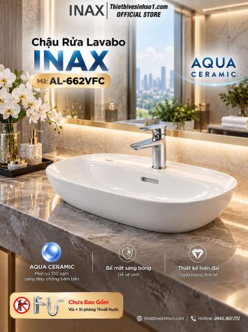 Chậu Lavabo inax AL-662VFC