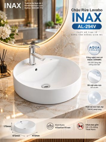 Chậu Rửa Lavabo inax AL-294V