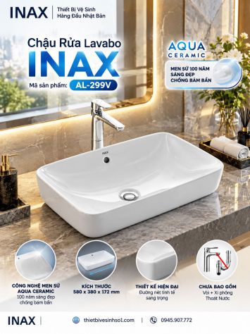 Chậu Rửa Lavabo inax AL-299V