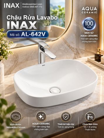 Chậu Rửa Lavabo inax AL-642V