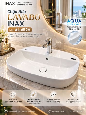 Chậu Rửa Lavabo inax AL-652V