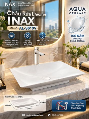 Chậu Rửa Lavabo inax AL-S610V