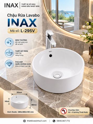 Chậu Rửa Lavabo inax L-295V