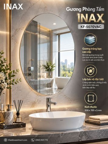 Gương Phòng Tắm inax KF-5070VAC
