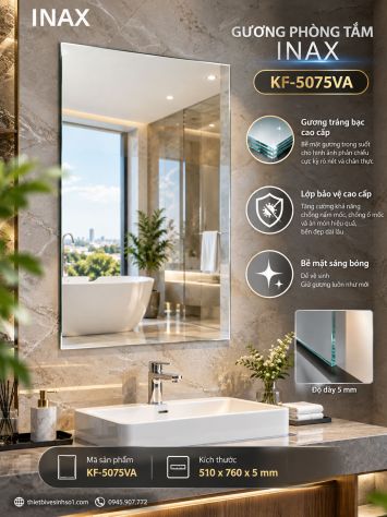 Gương Phòng Tắm inax KF-5075VA