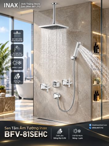 Sen Tắm Âm Tường inax BFV-81SEHC