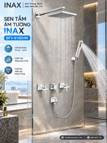 Sen Tắm Âm Tường inax BFV-81SEHW