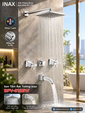 Sen Tắm Âm Tường inax BFV-81SEW