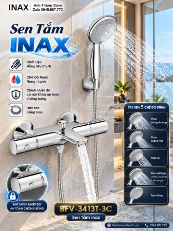 Sen Tắm Nhiệt Độ inax BFV-3413T-3C