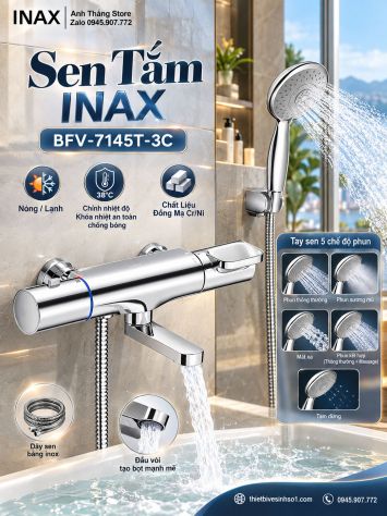 Sen Tắm Nhiệt Độ inax BFV-7145T-3C
